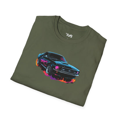 Mustang T-Shirt – Neon Flame Edition