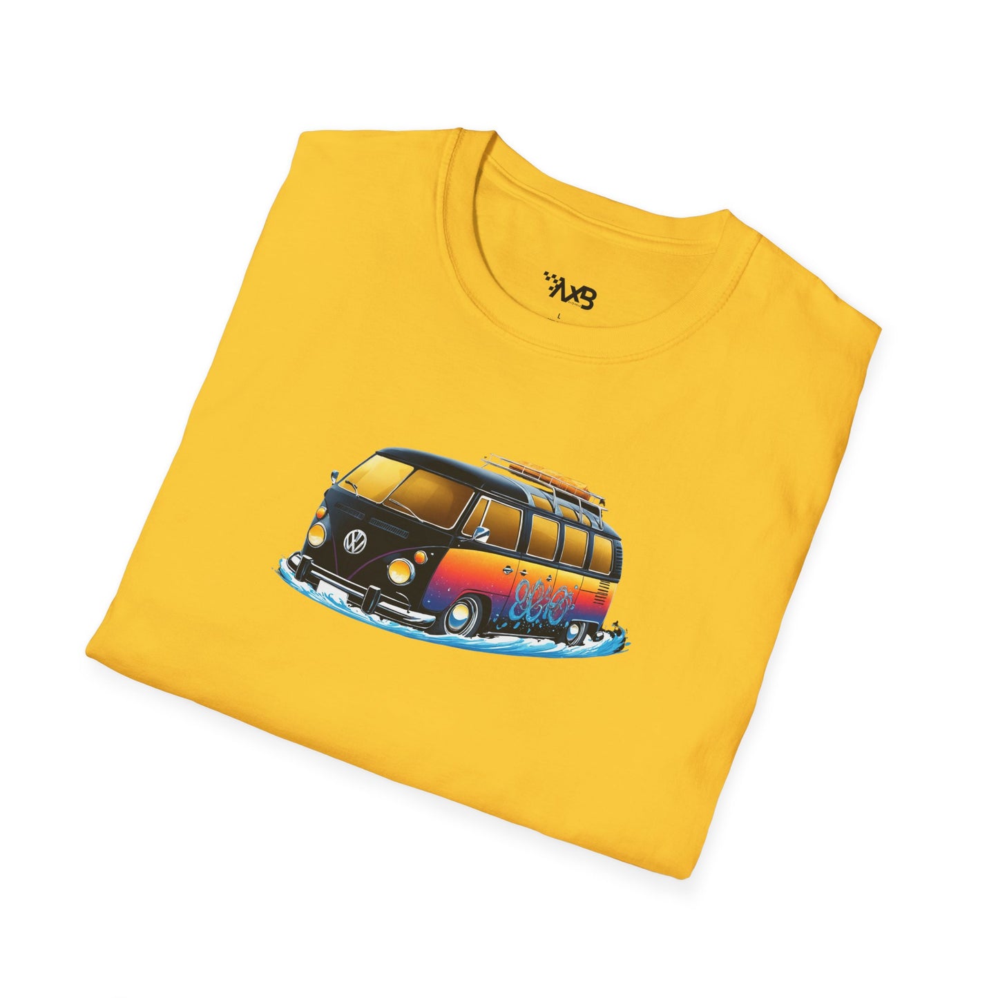 Sunset VW Van T-Shirt – Surf Adventure Edition