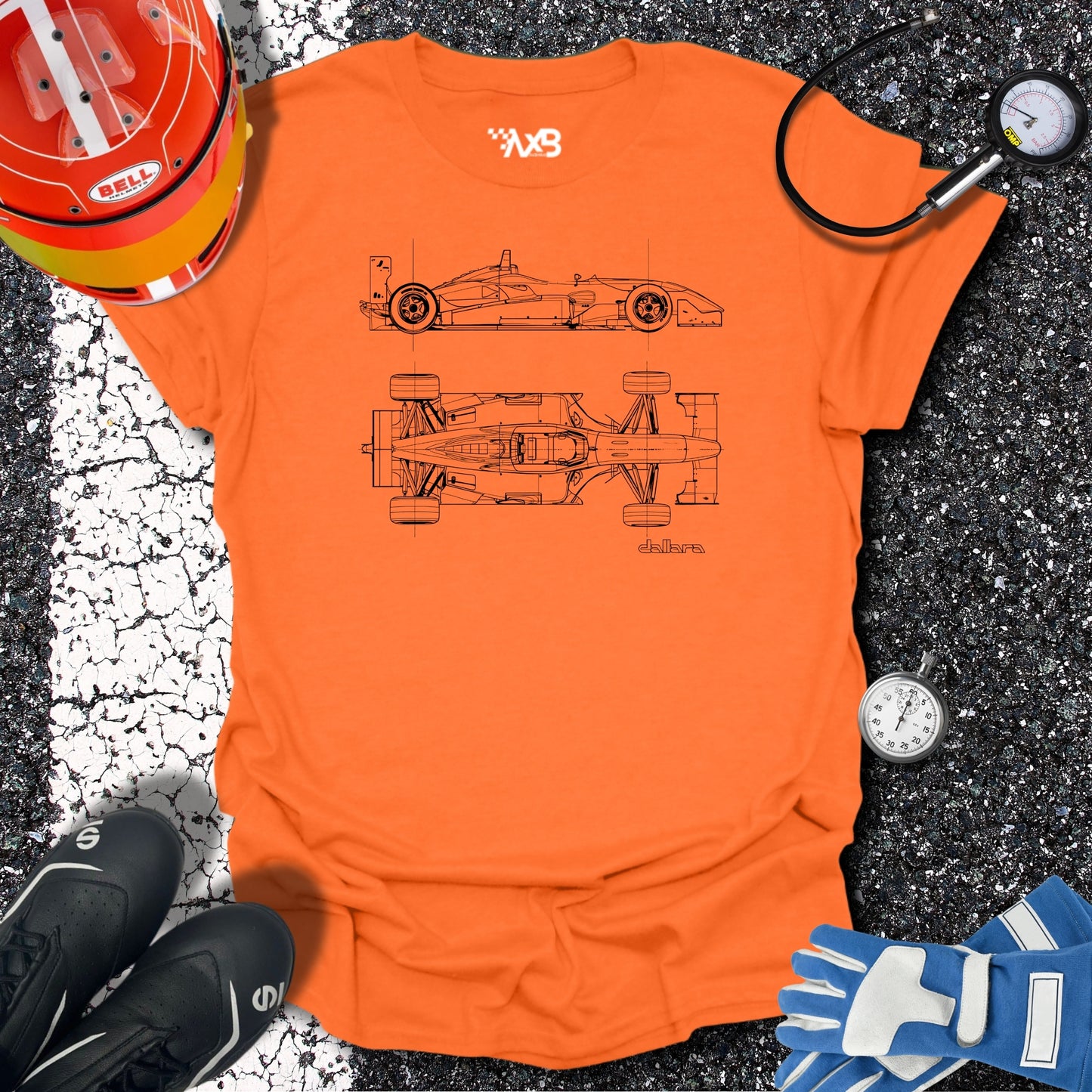 F3 Car Blueprint T-Shirt