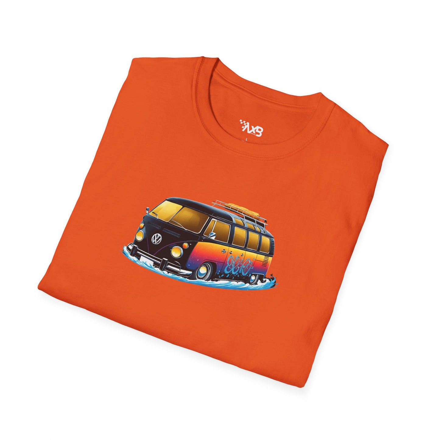 Sunset VW Van T-Shirt – Surf Adventure Edition