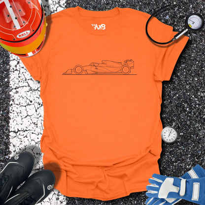 Formula 1 Car Blueprint T-Shirt