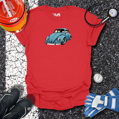 Classic Blue VW Beetle T-Shirt