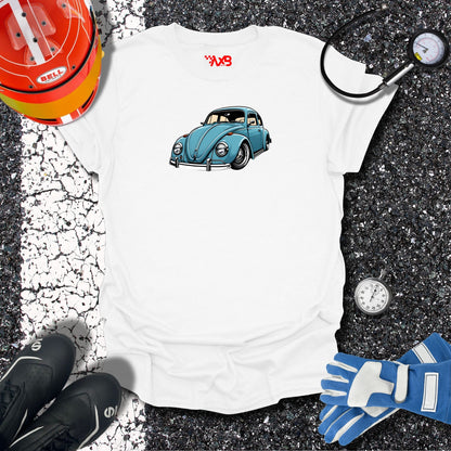 Classic Blue VW Beetle T-Shirt