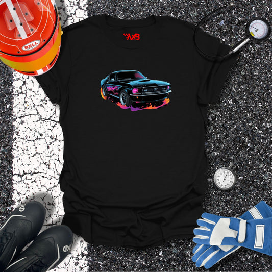 Mustang T-Shirt – Neon Flame Edition