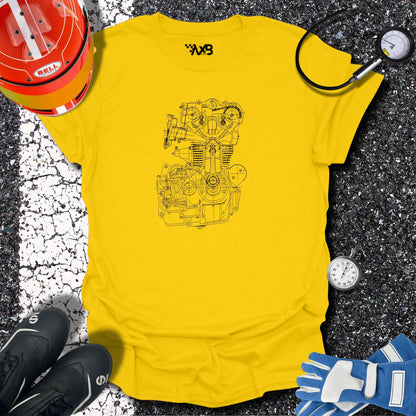 Engine Blueprint T-Shirt