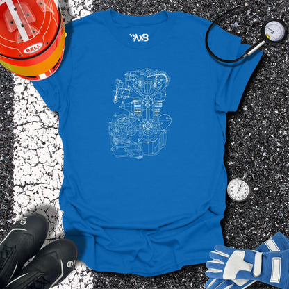 Engine Blueprint T-Shirt