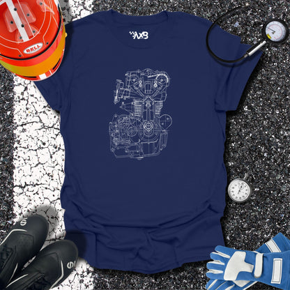 Engine Blueprint T-Shirt