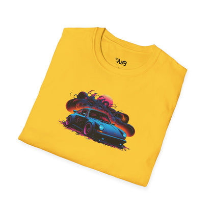 Midnight Porsche T-Shirt – Neon Dream Edition