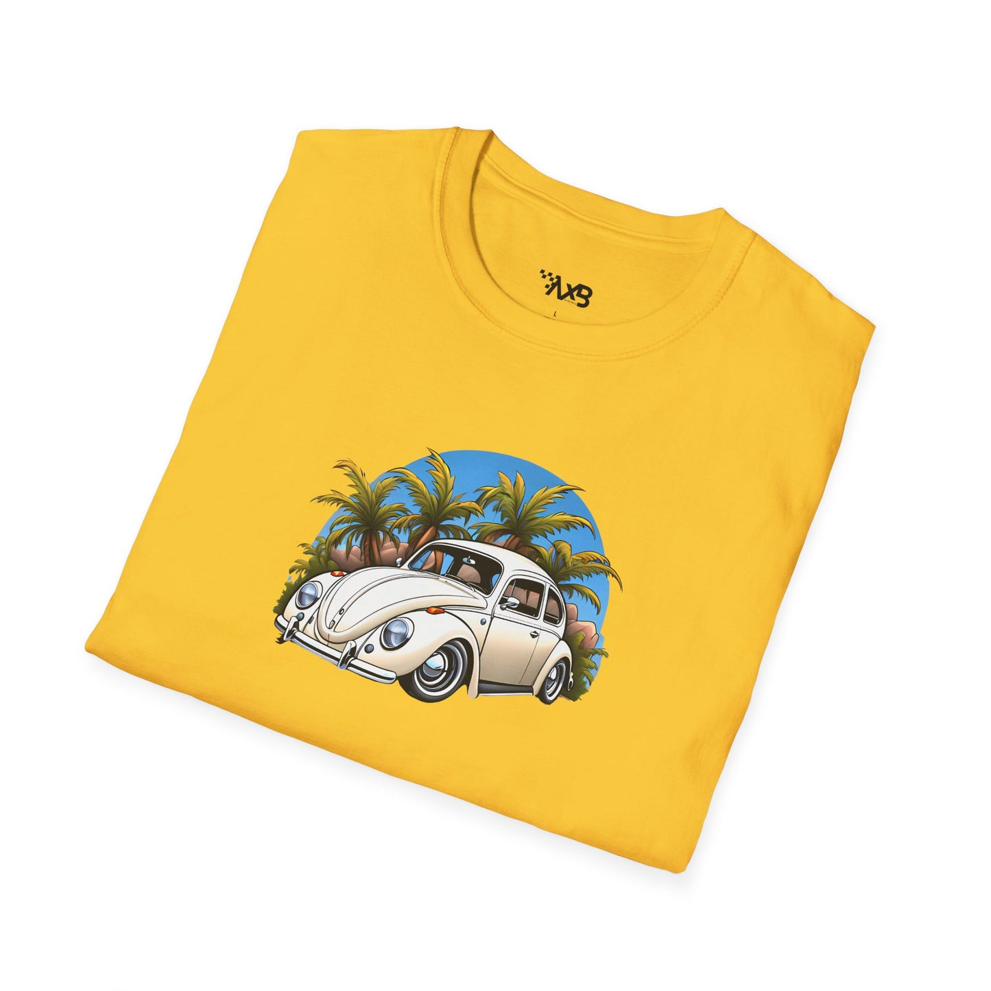 VW Beetle T-Shirt – Retro Charm Meets Tropical Vibes