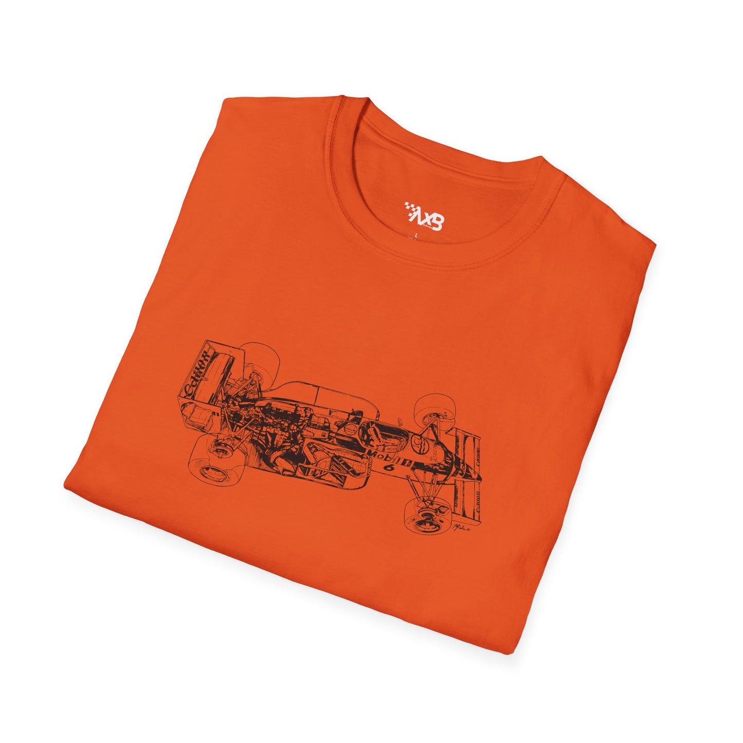 Vintage Formula 1 Car Cutaway T-Shirt