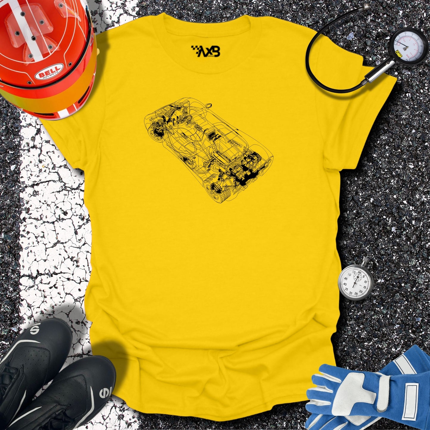 Supercar Blueprint T-Shirt