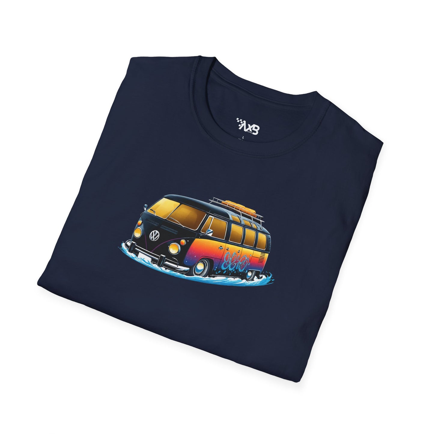 Sunset VW Van T-Shirt – Surf Adventure Edition