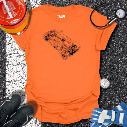 Supercar Blueprint T-Shirt