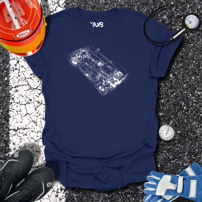 Supercar Blueprint T-Shirt