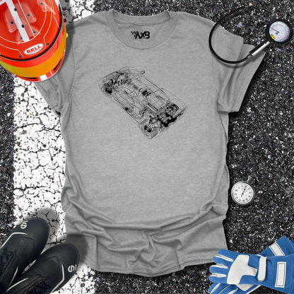 Supercar Blueprint T-Shirt