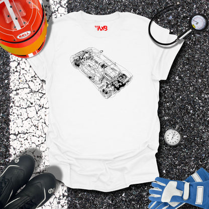 Supercar Blueprint T-Shirt