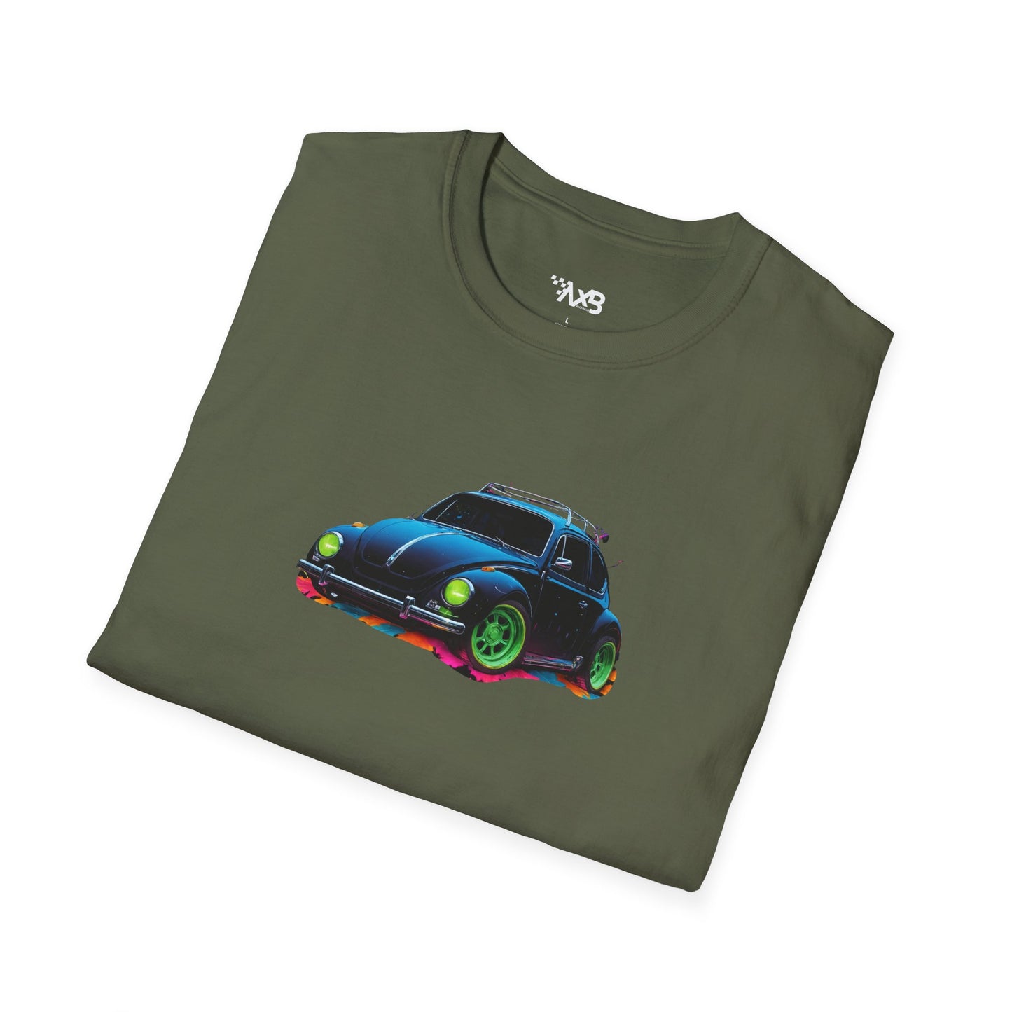 VW Beetle T-Shirt – Neon Vibes Edition