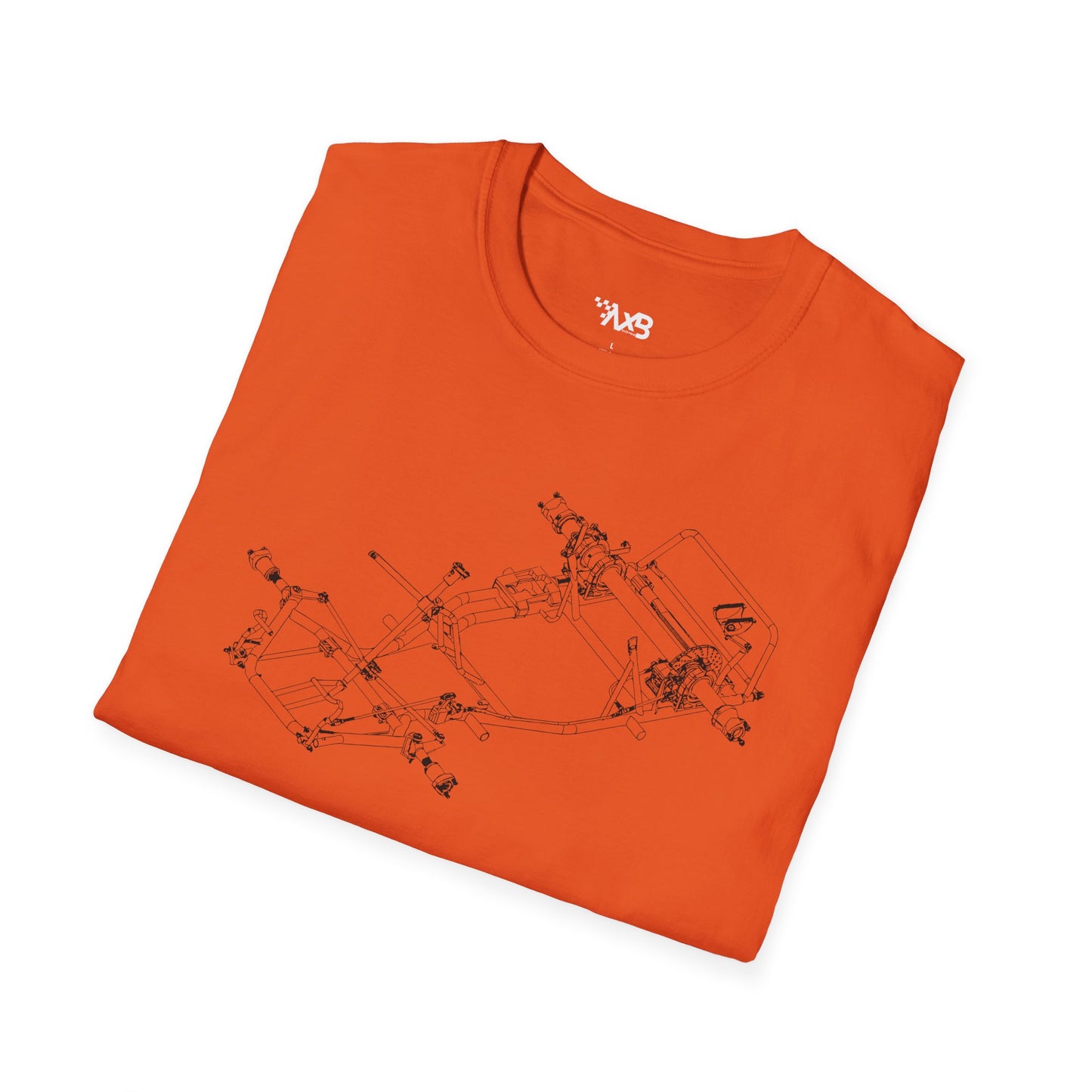 Go-Kart Chassis Blueprint T-Shirt