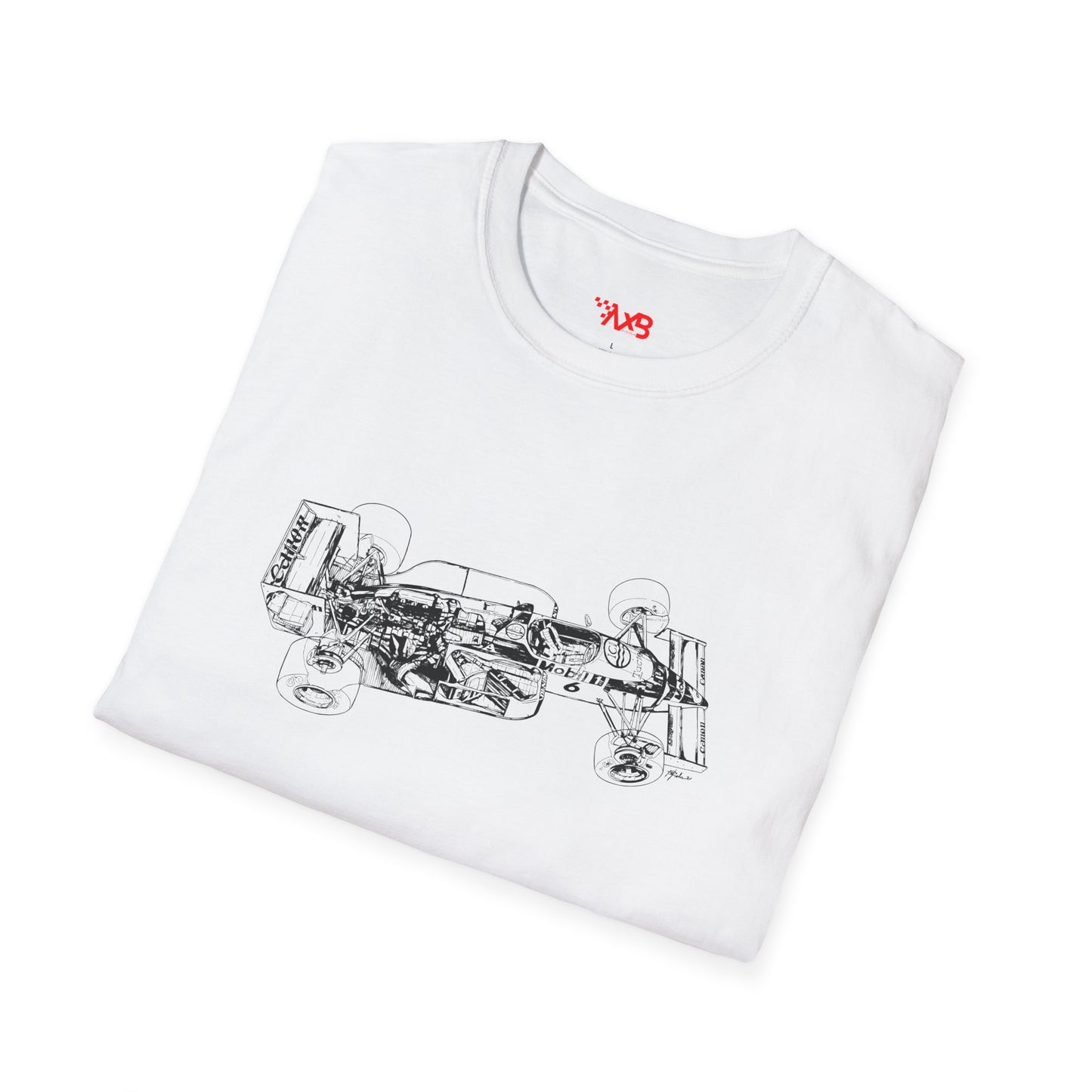 Vintage Formula 1 Car Cutaway T-Shirt