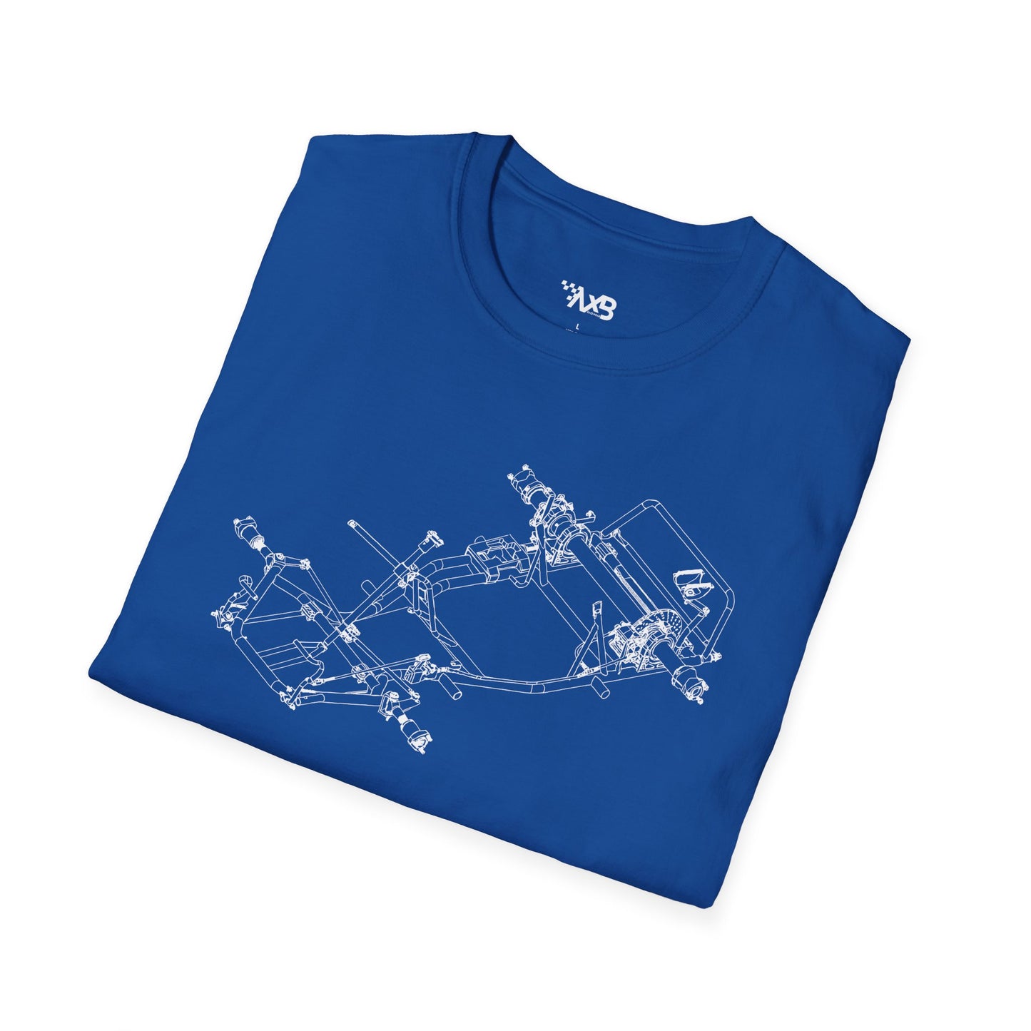 Go-Kart Chassis Blueprint T-Shirt