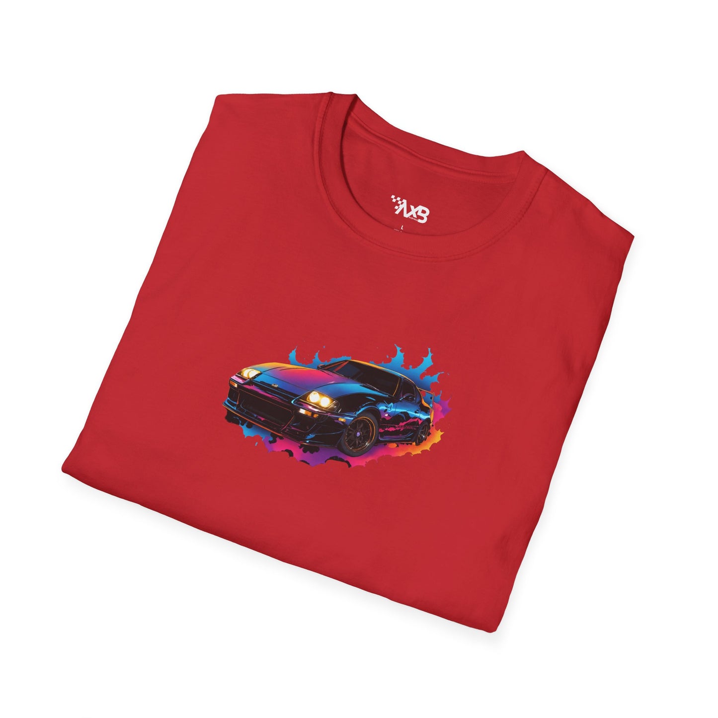 Neon Sports Car T-Shirt – Midnight Supra Edition