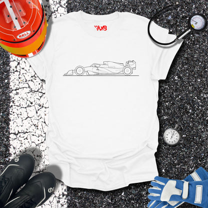 Formula 1 Car Blueprint T-Shirt