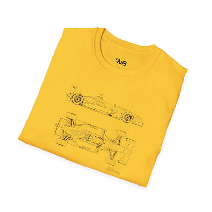 F3 Car Blueprint T-Shirt