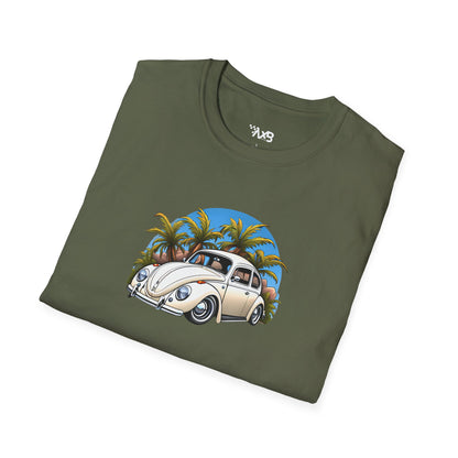 VW Beetle T-Shirt – Retro Charm Meets Tropical Vibes