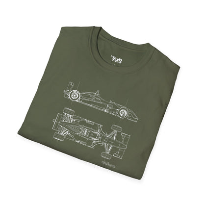 F3 Car Blueprint T-Shirt