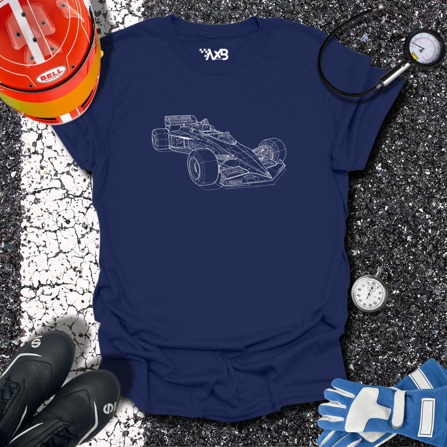 Brabham BT52 Blueprint T-Shirt