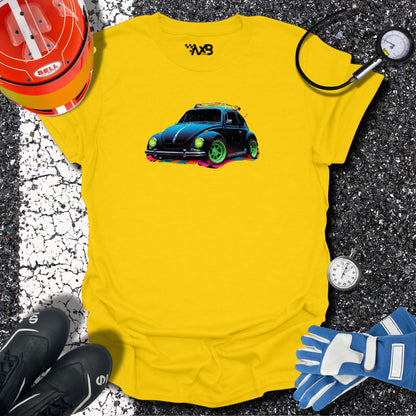 VW Beetle T-Shirt – Neon Vibes Edition