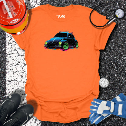 VW Beetle T-Shirt – Neon Vibes Edition