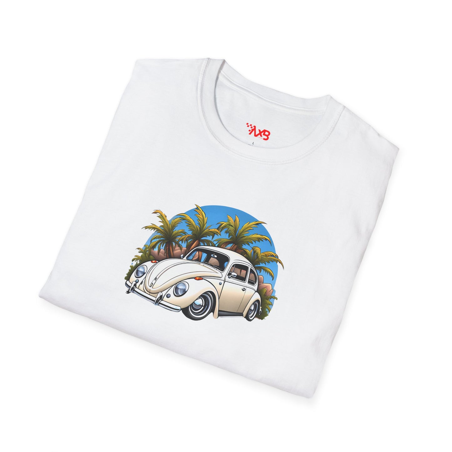 VW Beetle T-Shirt – Retro Charm Meets Tropical Vibes