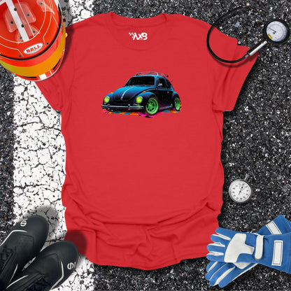 VW Beetle T-Shirt – Neon Vibes Edition