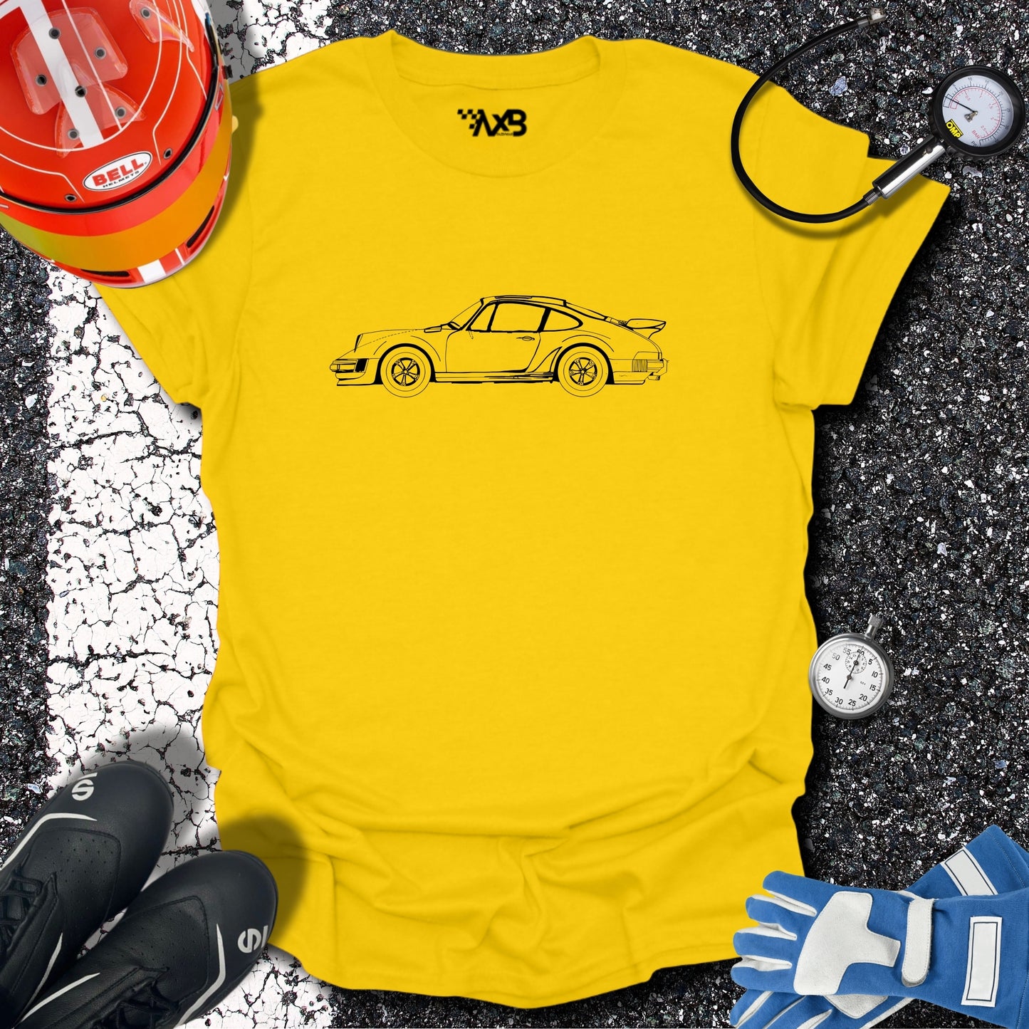 Porsche 911 Blueprint T-Shirt