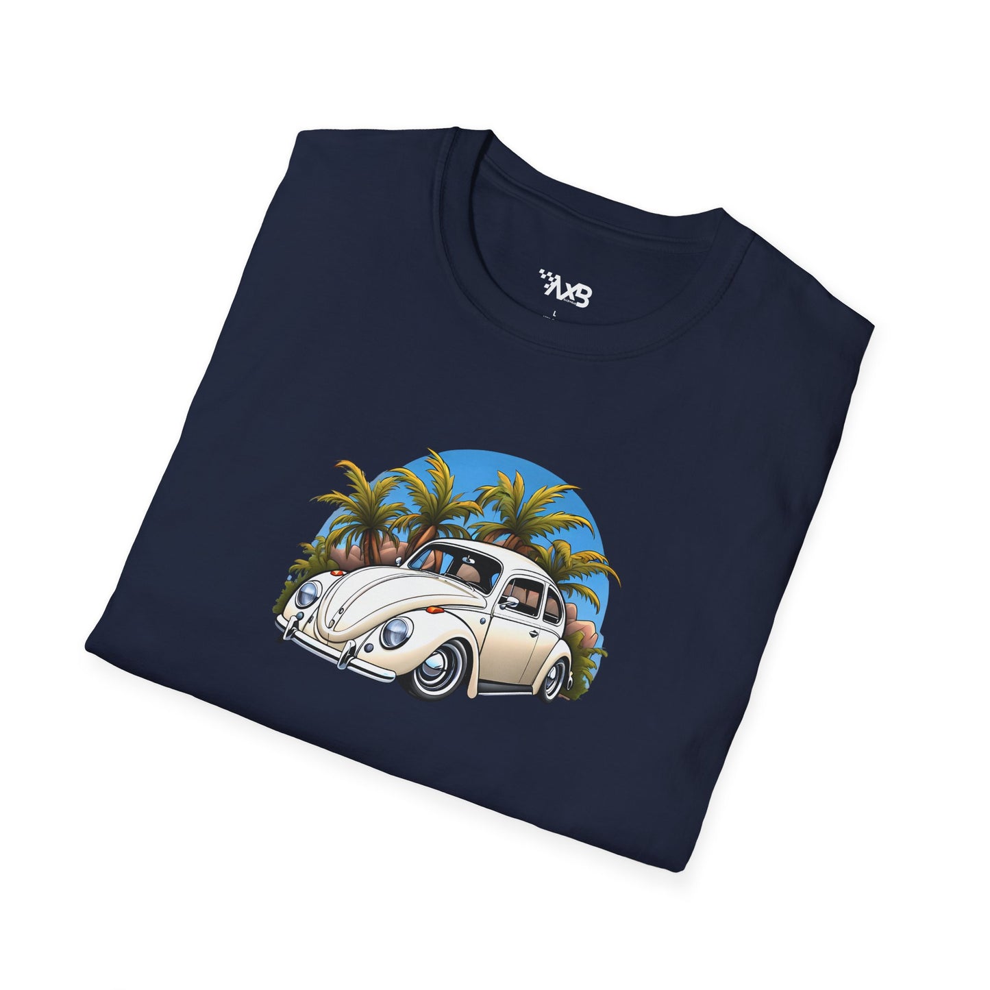 VW Beetle T-Shirt – Retro Charm Meets Tropical Vibes