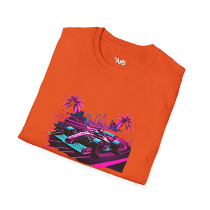 Neon Formula City T-Shirt – Miami Nights Edition