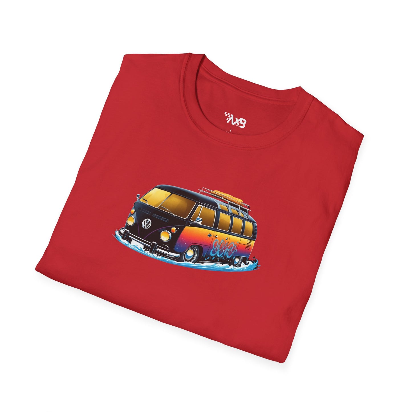 Sunset VW Van T-Shirt – Surf Adventure Edition