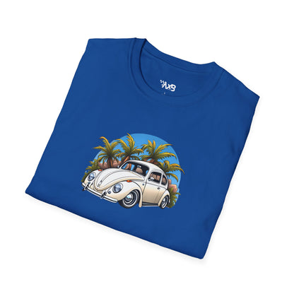 VW Beetle T-Shirt – Retro Charm Meets Tropical Vibes