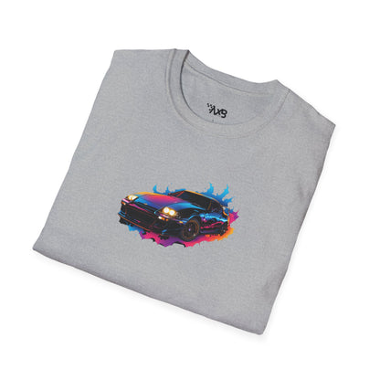 Neon Sports Car T-Shirt – Midnight Supra Edition