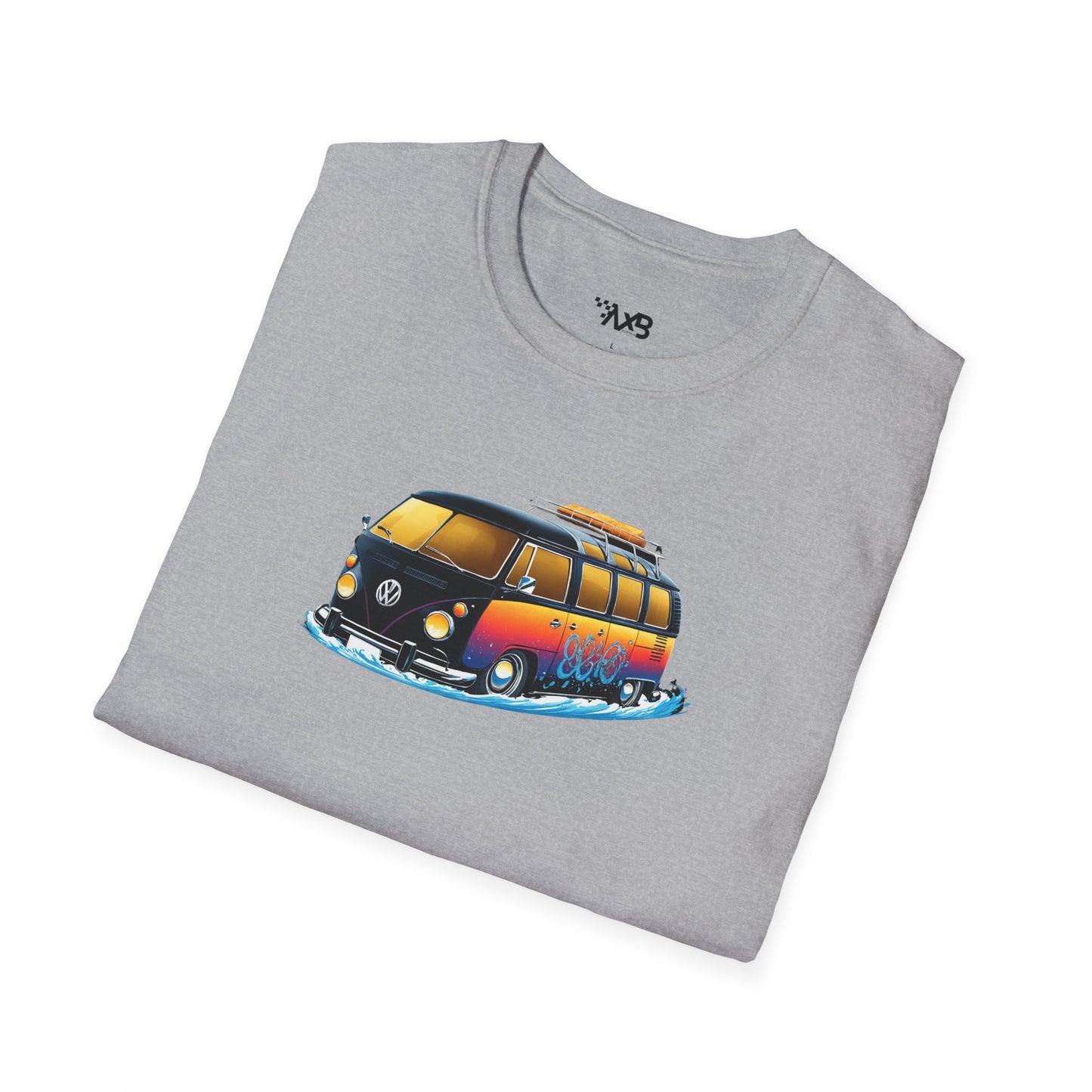 Sunset VW Van T-Shirt – Surf Adventure Edition