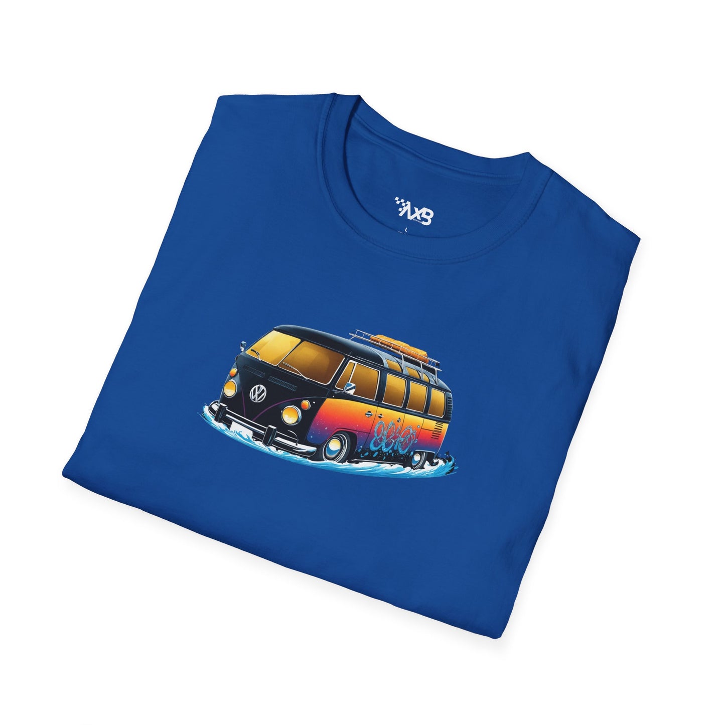 Sunset VW Van T-Shirt – Surf Adventure Edition