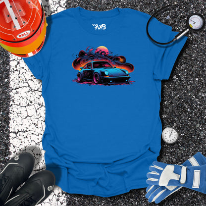 Midnight Porsche T-Shirt – Neon Dream Edition