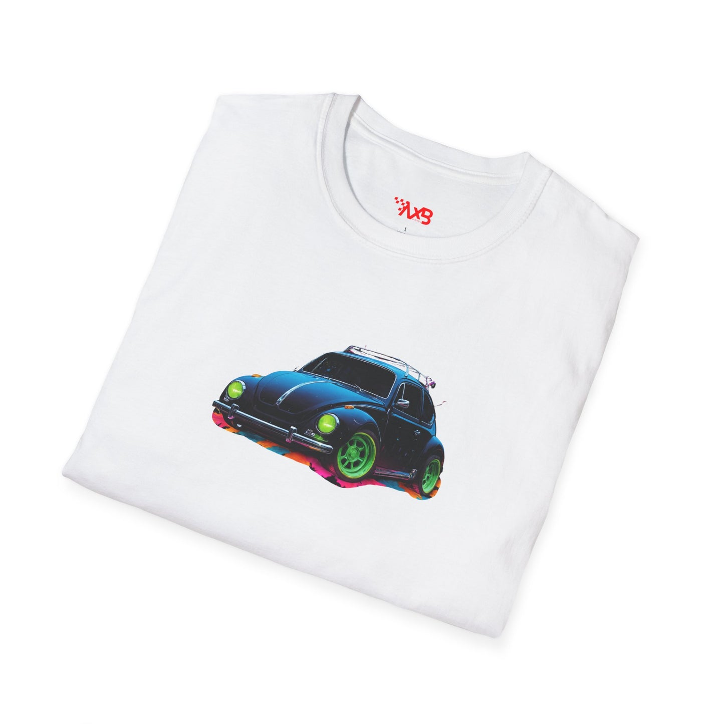 VW Beetle T-Shirt – Neon Vibes Edition