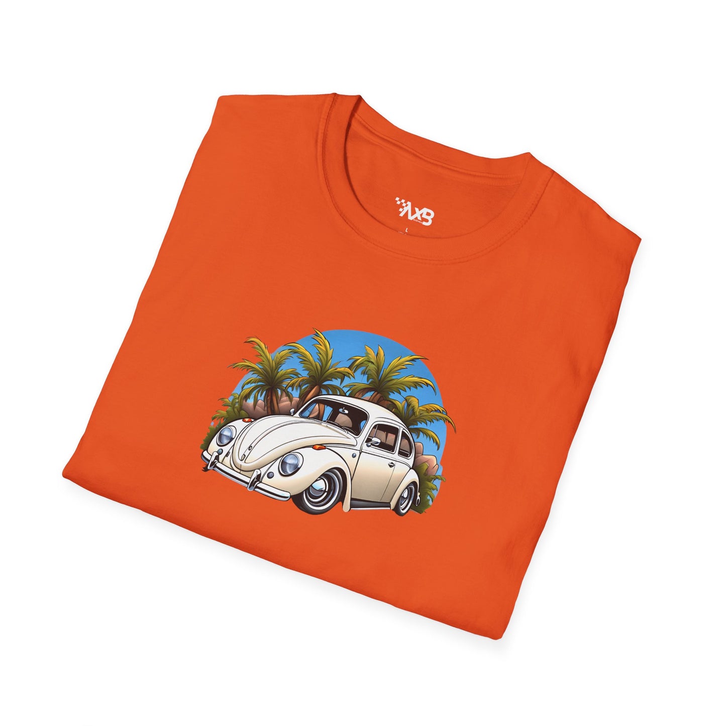 VW Beetle T-Shirt – Retro Charm Meets Tropical Vibes