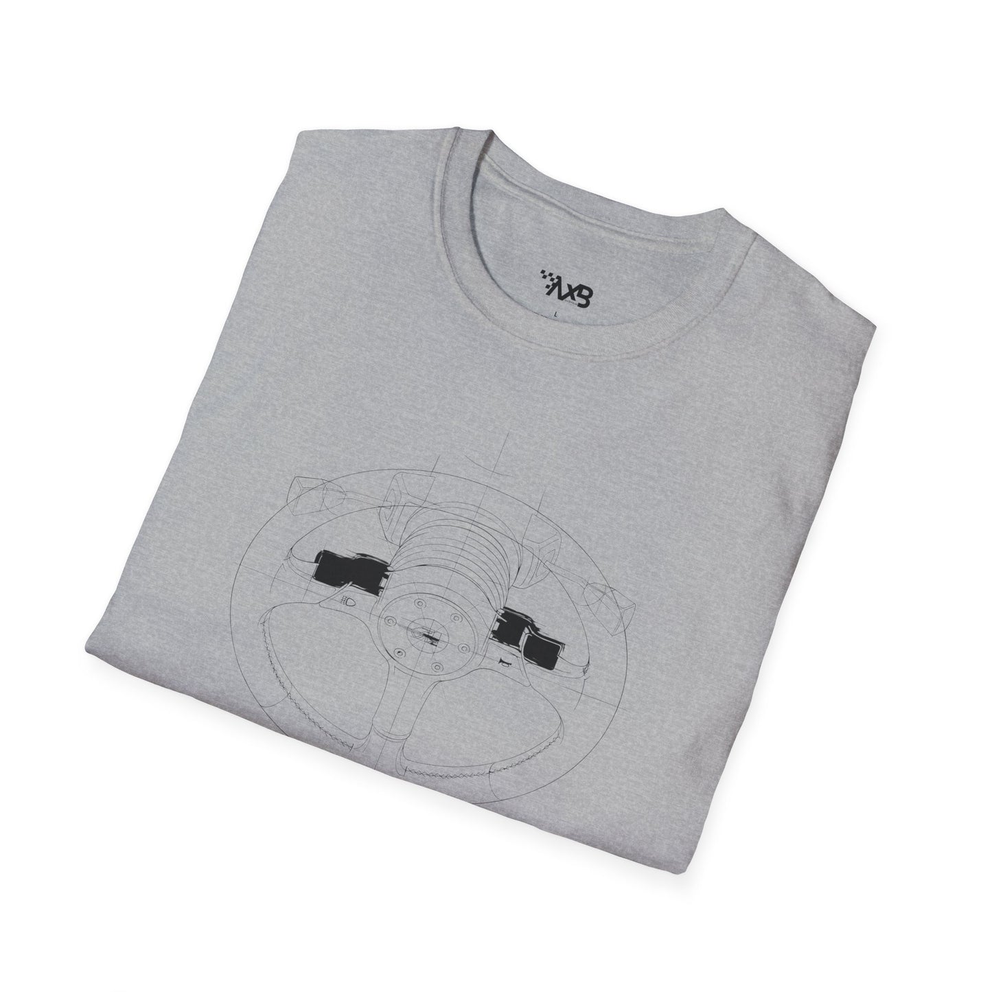 Steering Wheel Blueprint T-Shirt