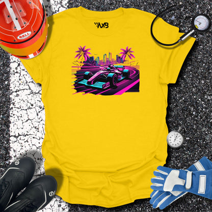 Neon Formula City T-Shirt – Miami Nights Edition