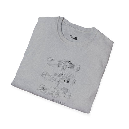 Evolution of Race Cars T-Shirt