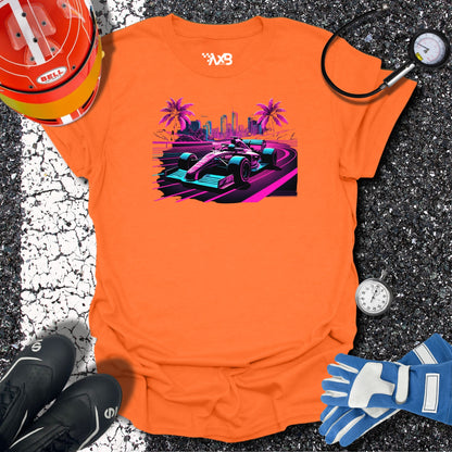 Neon Formula City T-Shirt – Miami Nights Edition