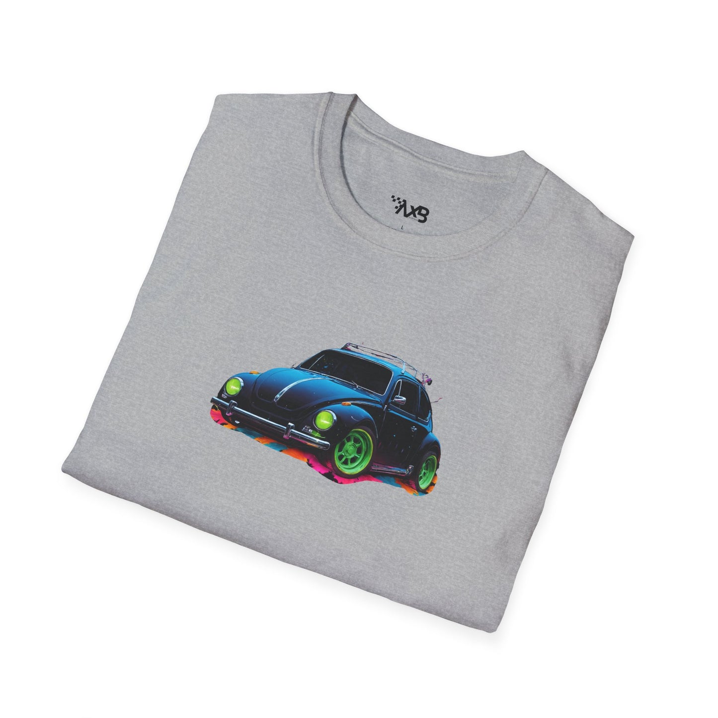 VW Beetle T-Shirt – Neon Vibes Edition